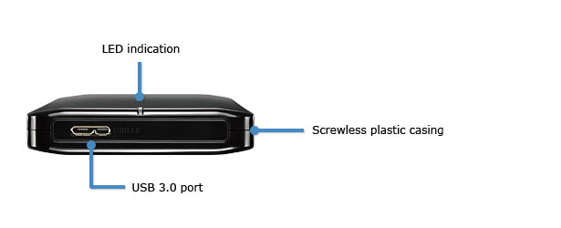 FD-2500 USB 3.0 Portable Hard Drive Enclosure