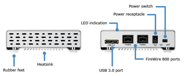 Neutrino U3+ Portable Hard Drive Enclosure