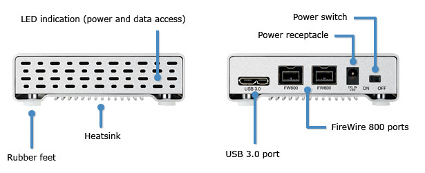 Neutrino U3+ Portable Hard Drive Enclosure