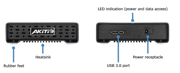 SK-2500 USB 3.0 Portable Hard Drive Enclosure