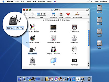 Disk Utility Mac OS X