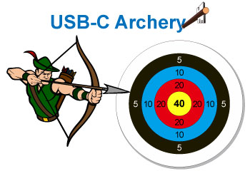 USB-C archery