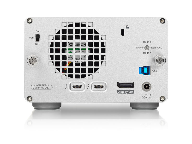 AKiTiO Thunder3 Duo Pro | Thunderbolt 3 & USB 3 RAID Storage | AKiTiO