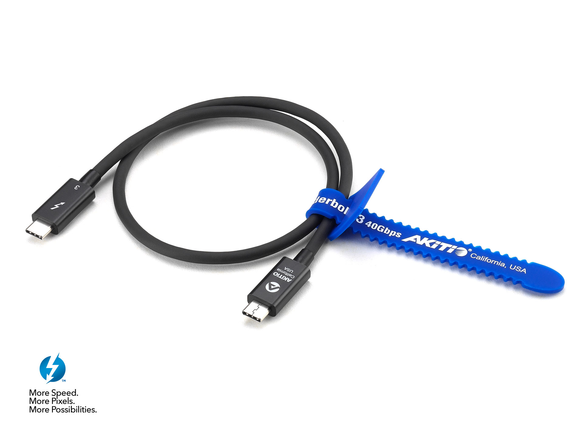 akitio thunderbolt3 cable 50cm cable tie