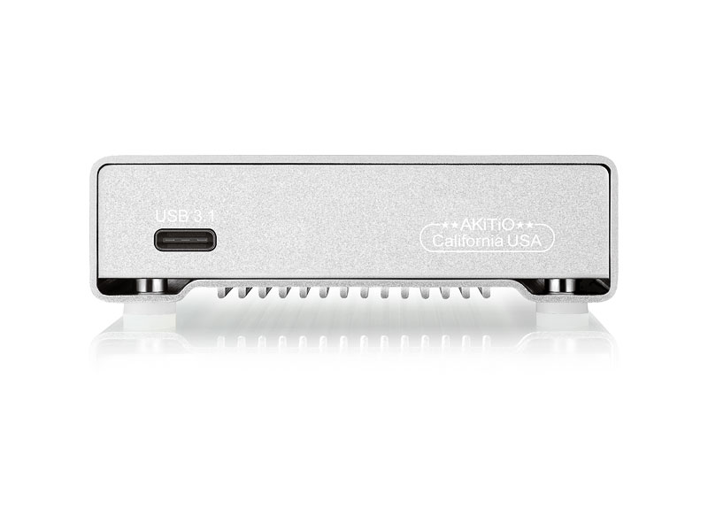 HornetTek Cheetah USB 3.1 Type A and USB-C Type C to 2.5-Inch SATA External Hard Drive/SSD Enclosure Piano Black Finish 
